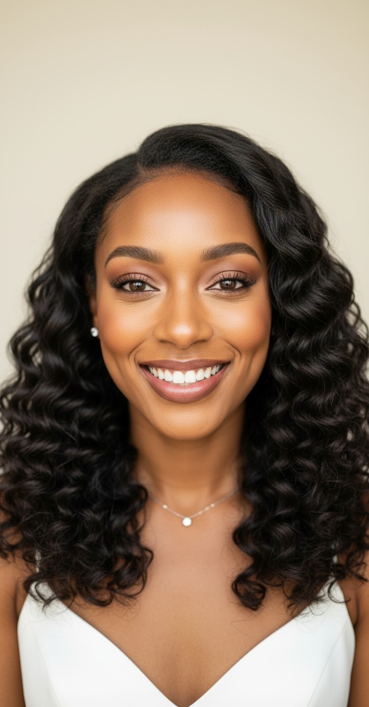 After Curly Wavy Hair